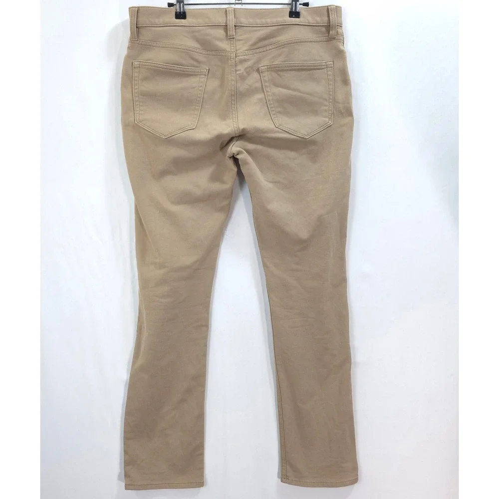Banana‎ Republic Traveler Pants Mens 33x32 Slim Fit Stretch Khaki Classic Modern